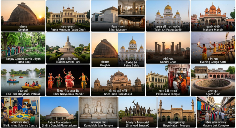 पटना में घूमने लायक 21 खूबसूरत जगहें